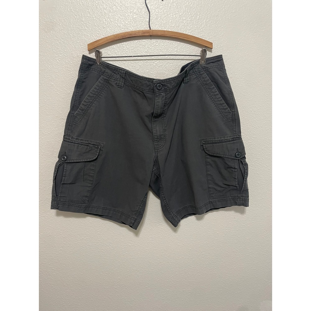 Patagonia Organic Cotton Cargo Shorts Mens 40 Charcoal Grey Excellent Utility